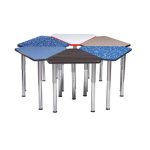 Puzzle Diamond Hexagon Table